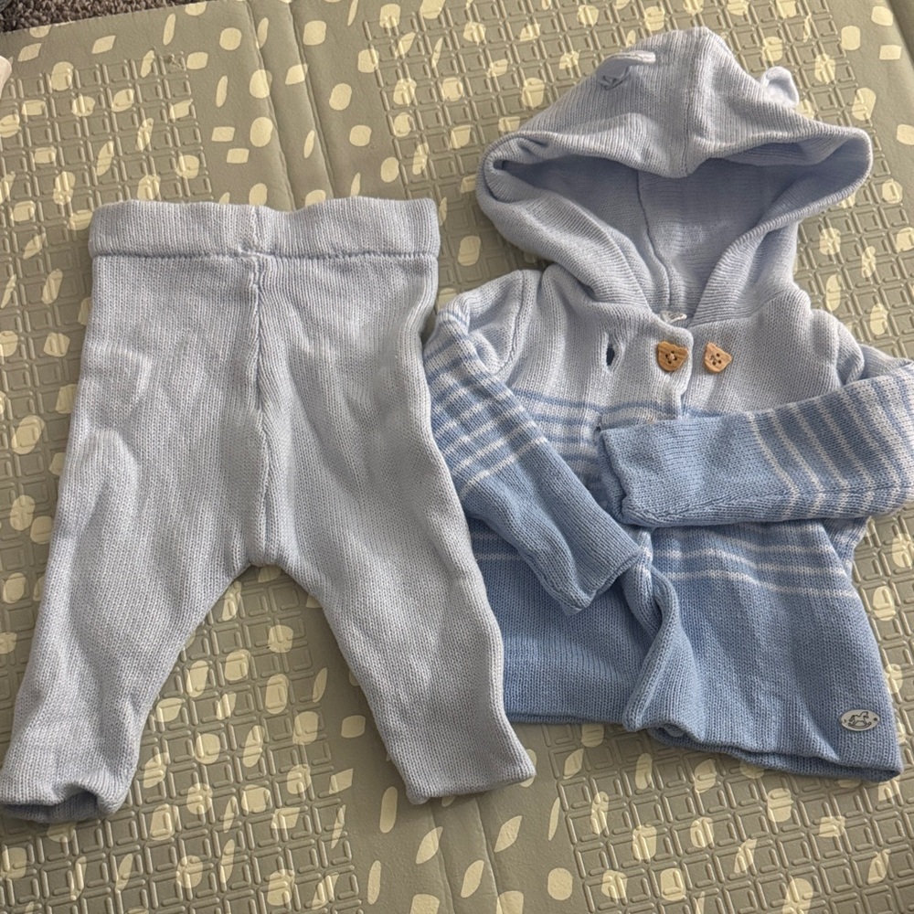 Cozy Blue Kids Matching Set